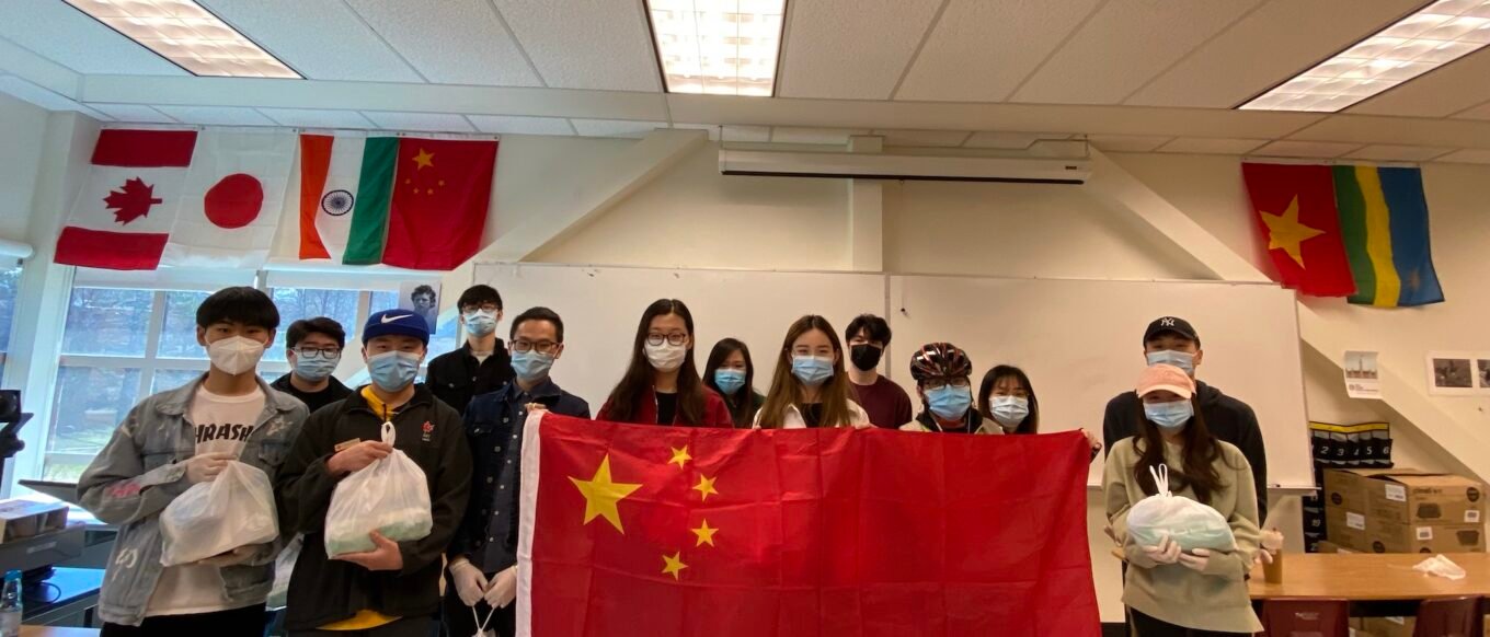 The healthpacks received from Chinese Consulate General in Vancouver