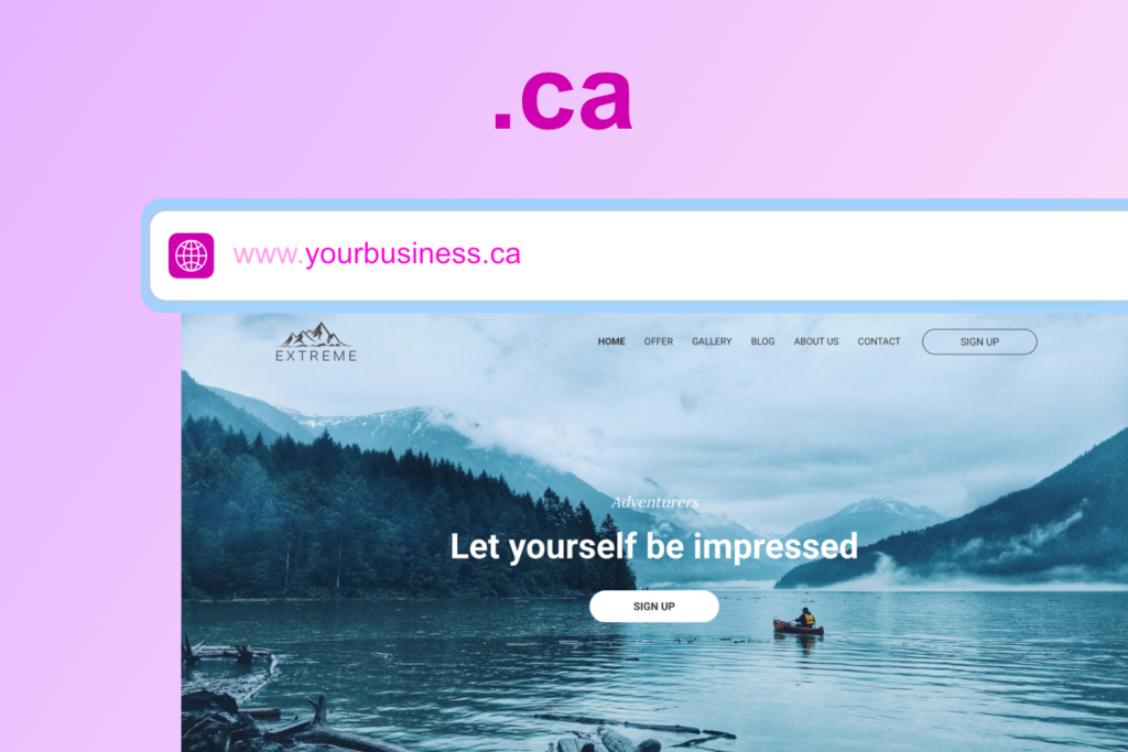 Purchase .ca domain from EArk Digital Marketing